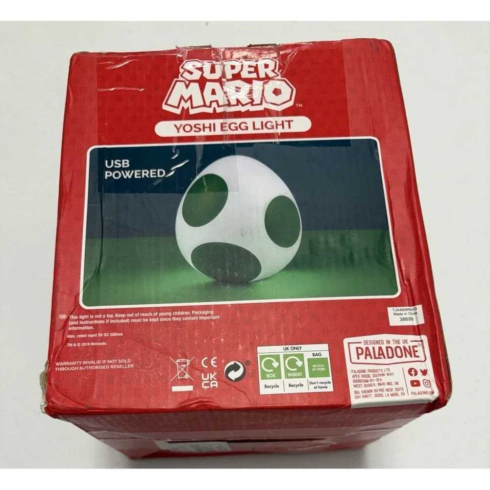 Paladone Super Mario YOSHI EGG LIGHT USB Powered 8